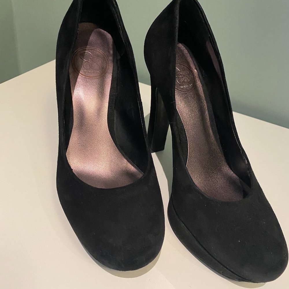 Jessica Simpson Black Platform Heels